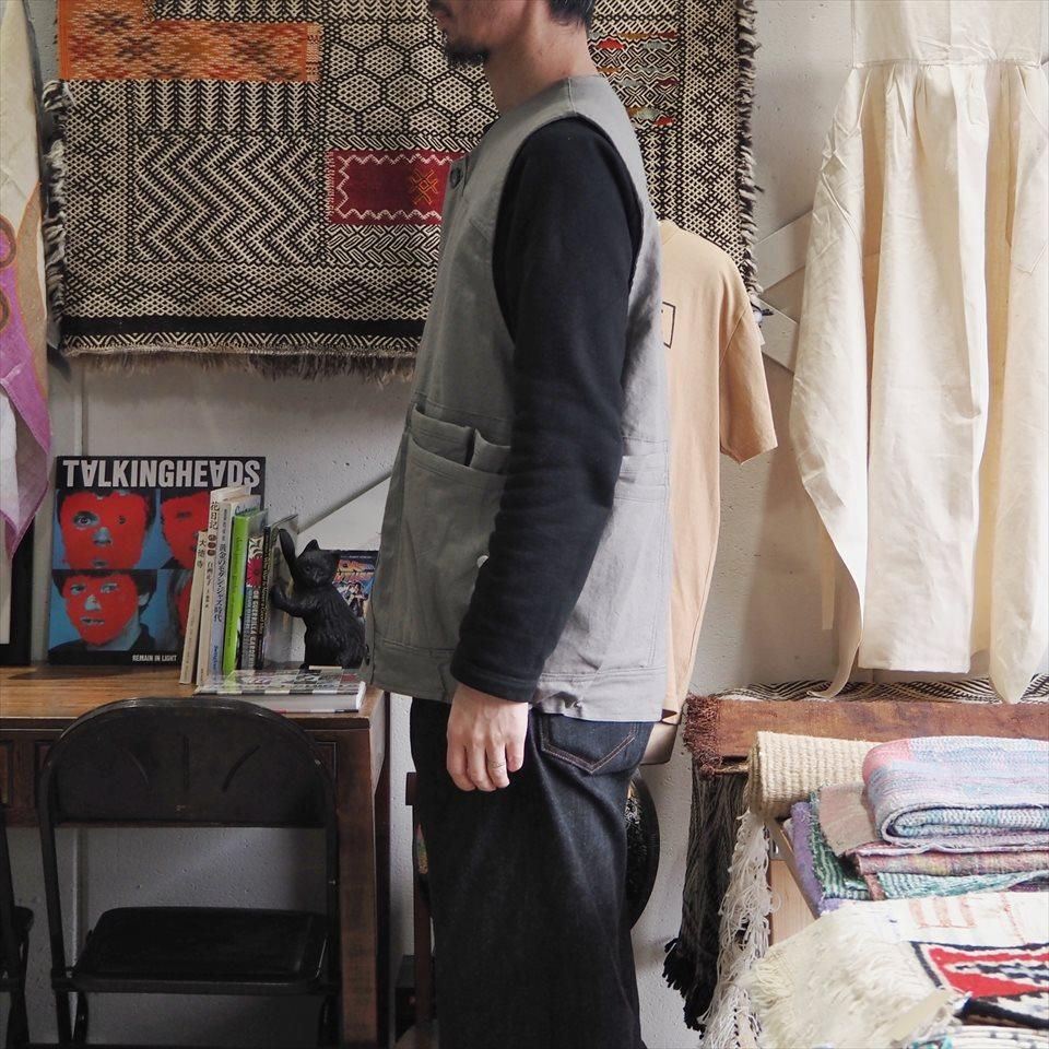 Sassafras（ササフラス）Overgrown Hiker Vest ダスティーグレー