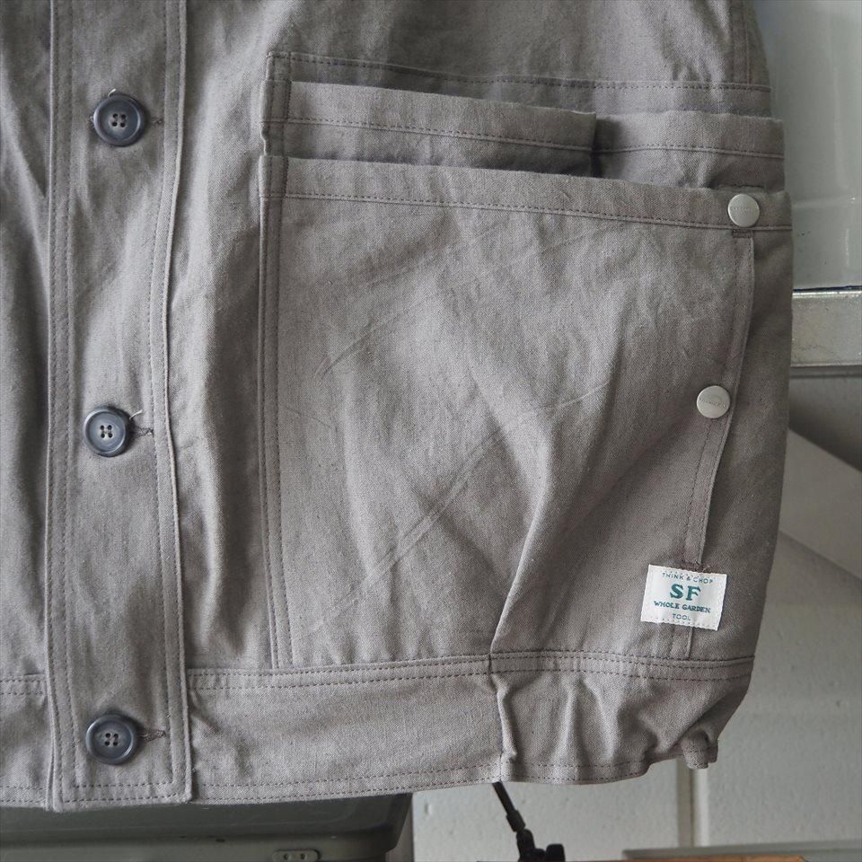 Sassafras(ササフラス)Overgrown Hiker Vest ダスティーグレー Sassafras(ササフラス)Overgrown Hiker Vest ダスティーグレー