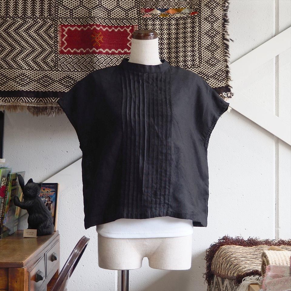 Fog Linen Work（フォグリネンワーク）フレンチスリーブシャツ「エマ