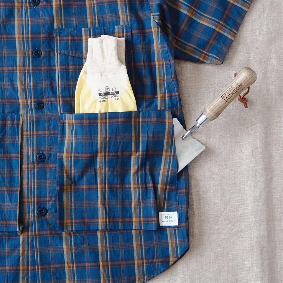 SASSAFRAS/ササフラス】Digs Crew Half-Poplin