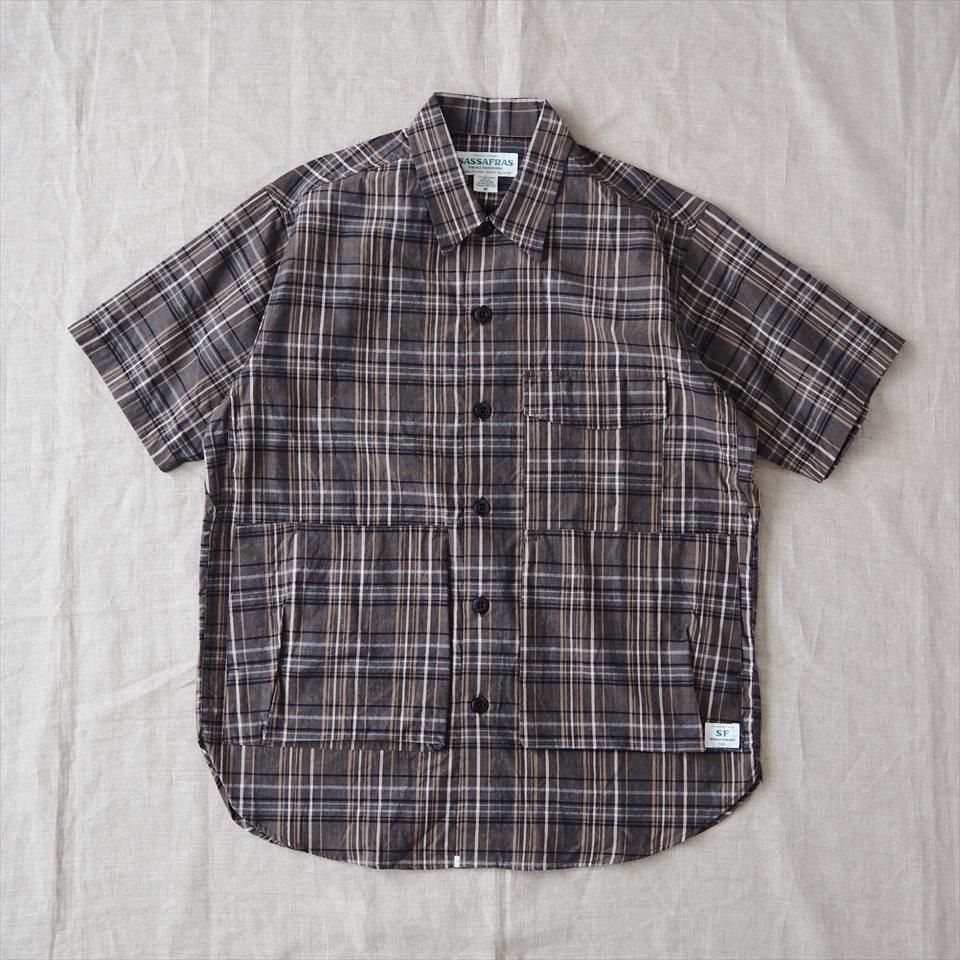 ササフラス　digs crew half 1/2 ワークシャツ　Mサイズ SASSAFRAS Digs Crew Half 1/2[DM45-SF-242133]｜URBAN RESEARCH