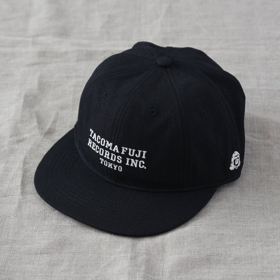 Tacoma Fuji Records（タコマフジレコード）TACOMA FUJI INC. CAP Designed by Shuntaro  Watanabe ブラック