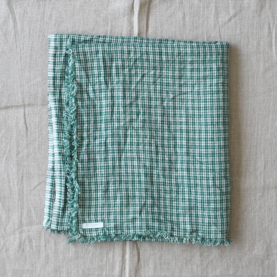 Fog linen work（フォグリネンワーク）フリンジスカーフ「トゥズ