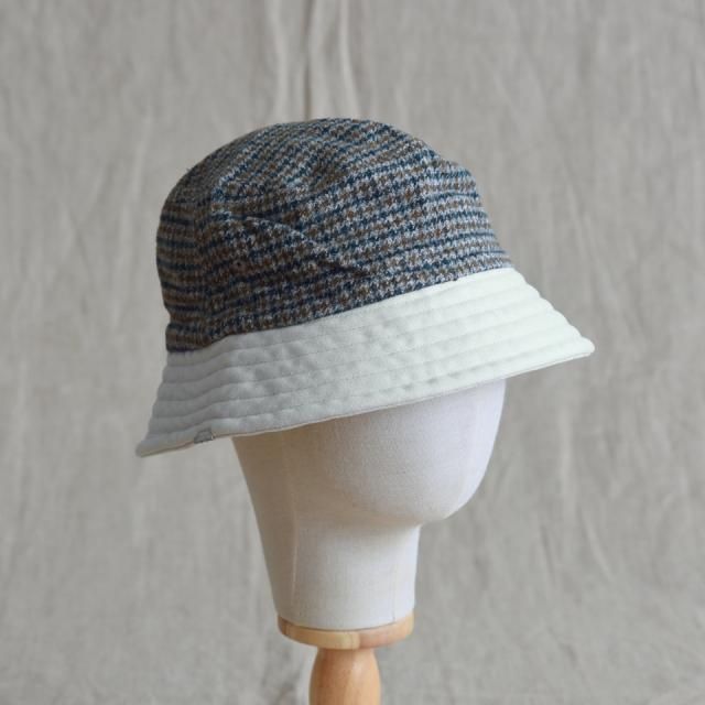 DechoʥǥBUCKET HAT - CHECK & MOLESKIN - 졼