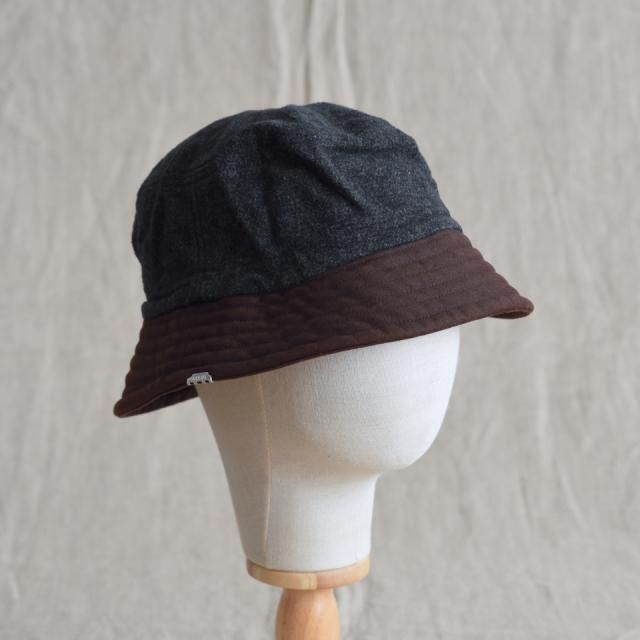 DechoʥǥBUCKET HAT - CHECK & MOLESKIN - ֥å