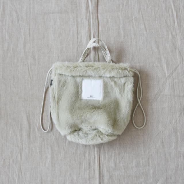 n,p,eʥ̡ԡFAUX FUR PATIENTS BAG 饤ȥ١ S