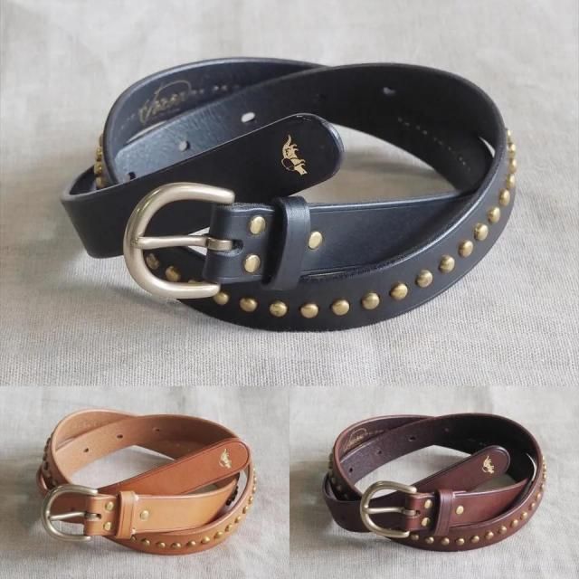 Jacouʥ㥳STUDDED BOW BUCKLE BELT3/1,2,3