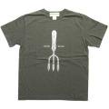 SASSAFRAS（ササフラス）New Fork T-shirt（Tシャツ）チャコール