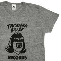 TACOMA FUJI RECORDS（タコマフジレコード）LOGO ヘザーグレー（ブラックプリント）