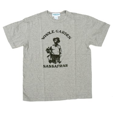 SASSAFRAS（ササフラス）Scoopman T-shirt（Tシャツ）ヘザーグレー