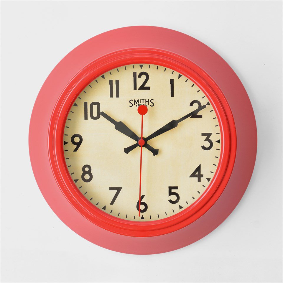 イギリスSmiths Clocks（スミスクロック）レトロウォールクロック 