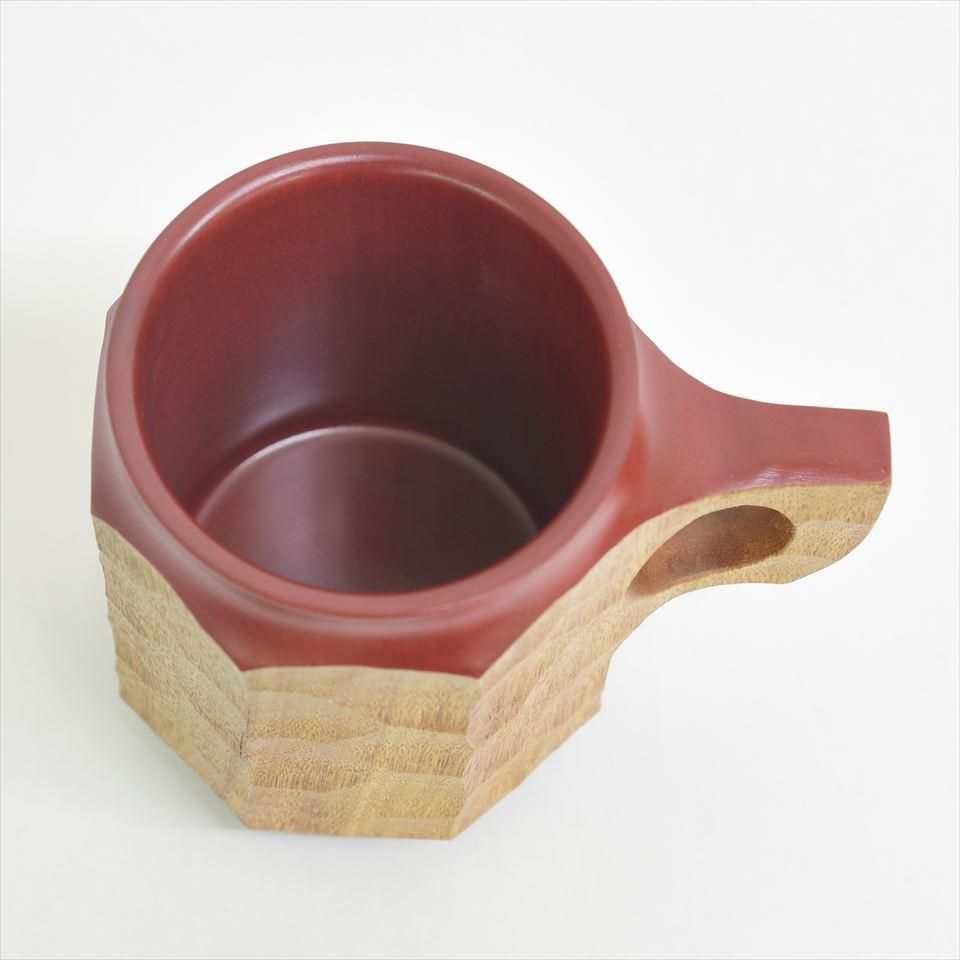 Akihiro Woodworks（木工秋廣）Jincup Urushi レッドL（ジンカップ漆）