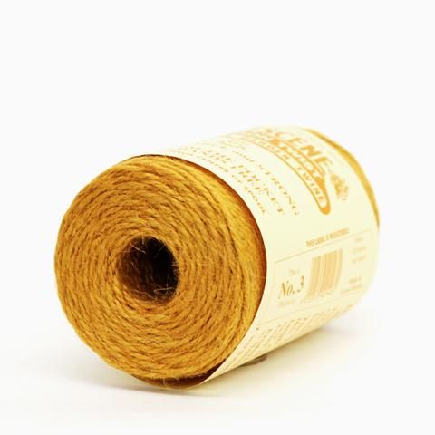 イギリスnutscene ナッツシーン 麻ひもスプール3ply サフランイエロー Lifetime イギリスnutscene ナッツシーン 麻ひもスプール3ply サフランイエロー Lifetime