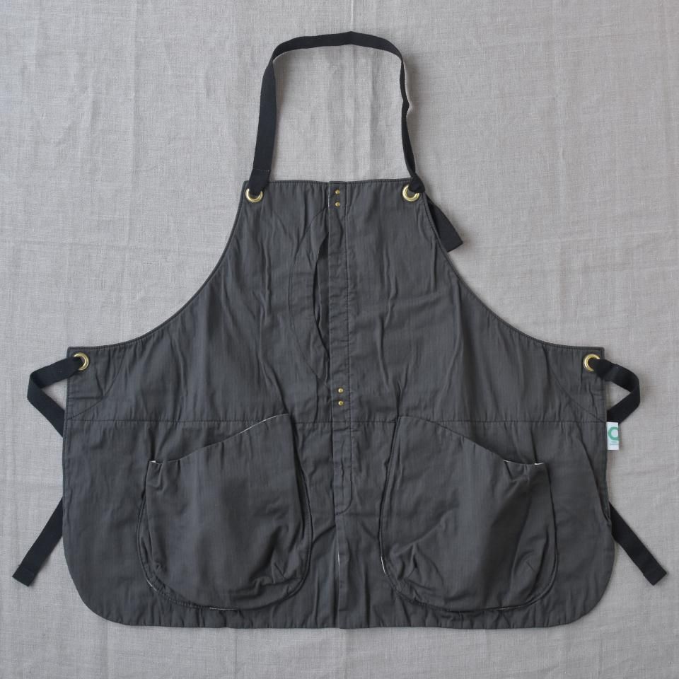 Suolo(スオーロ)GRIZZLY エプロン ブラック(ヘリンボン) Suolo(スオーロ)GRIZZLY エプロン ブラック(ヘリンボン)