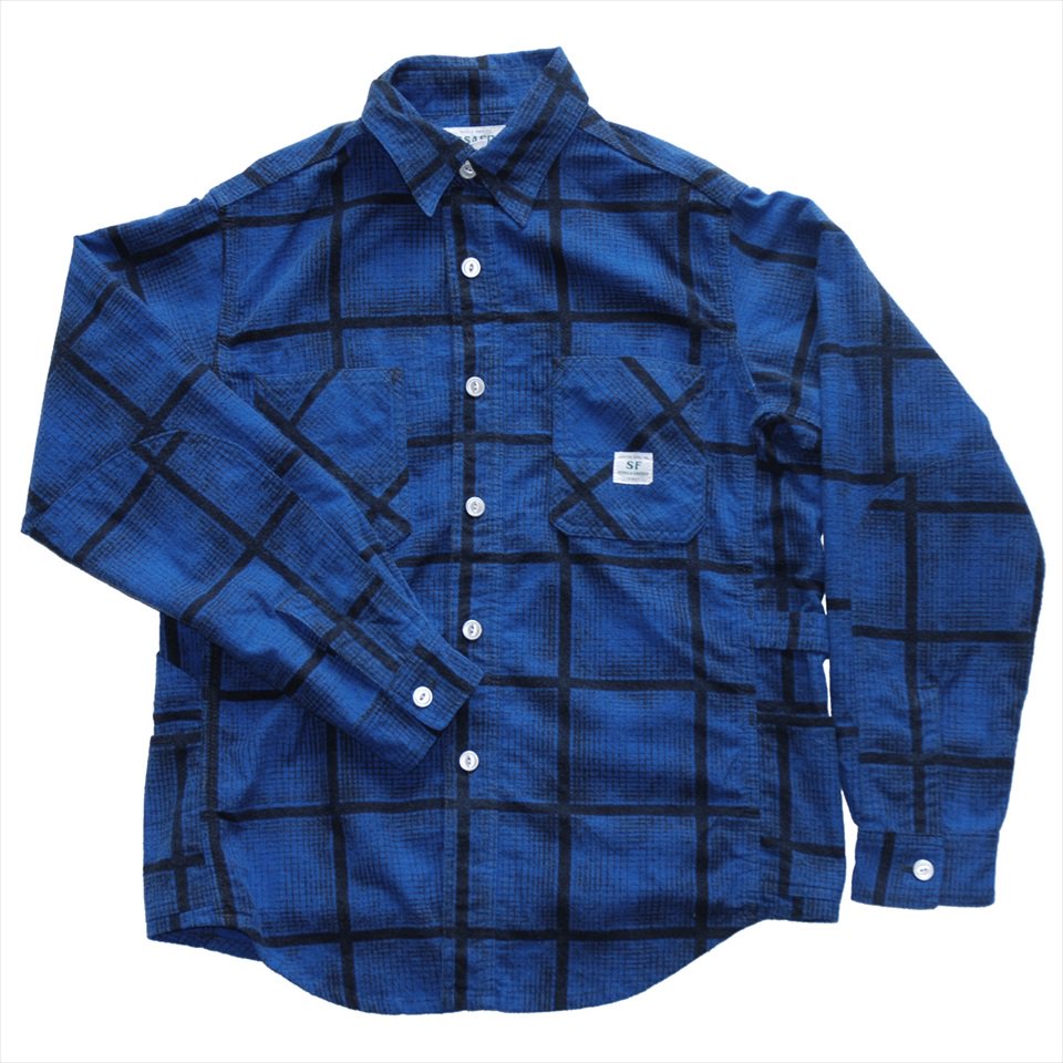 SASSAFRAS（ササフラス）GARDENER HALF（COTTON FLANNEL）チェック