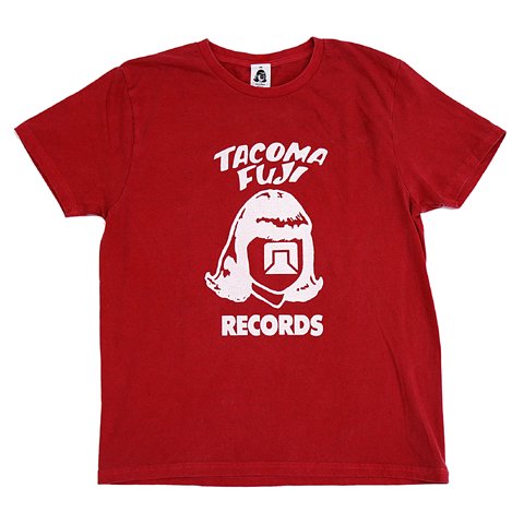 TACOMA FUJI RECORDS （タコマフジレコード）15 LOGO T-shirt レッド 