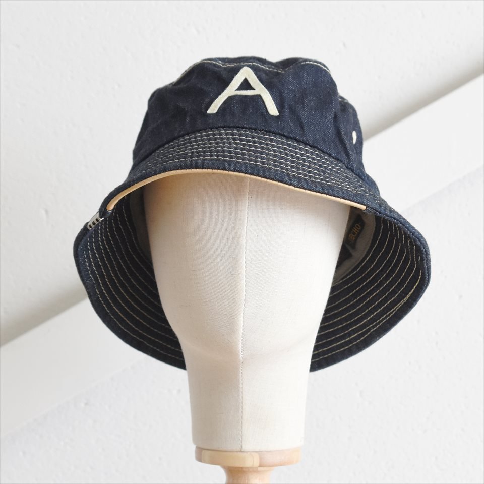 Decho（デコー）x ANACHRONORM（アナクロノーム）BEAT INITIAL HAT デニム 「A」