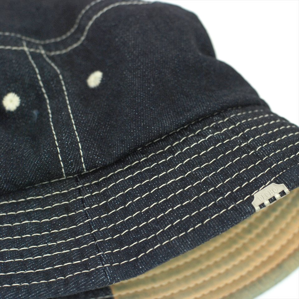 DECHO（デコー）x ANACHRONORM（アナクロノーム）BEAT INITIAL HAT デニム 「A」