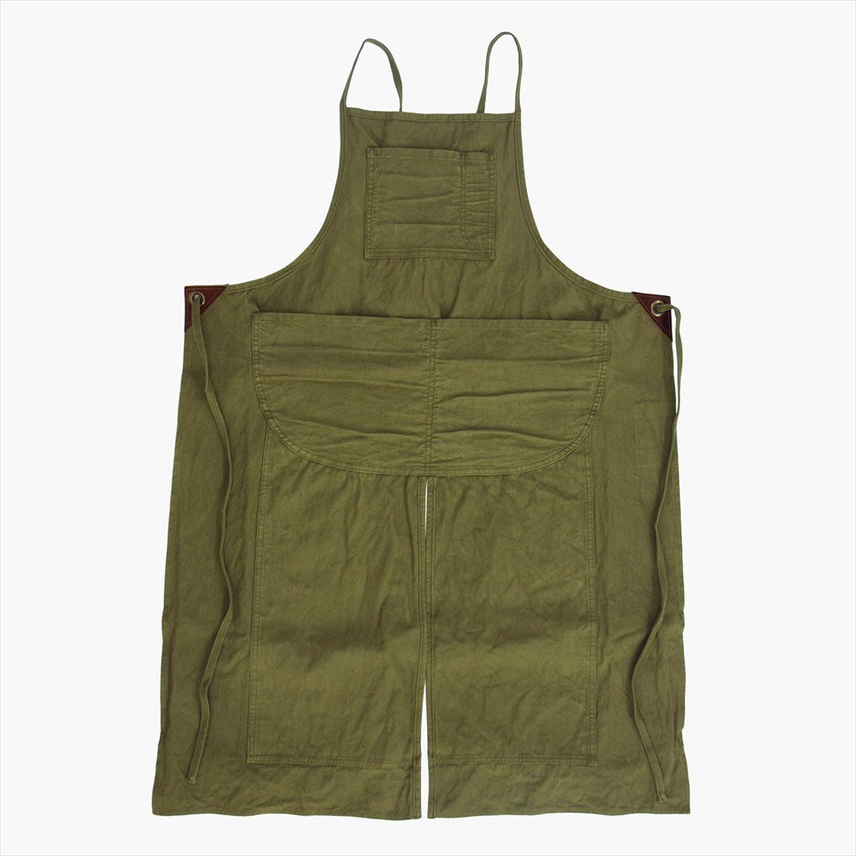 UTO（ユート）M-71 DOUBLE KNEE WORK APRON オリーブドラブ