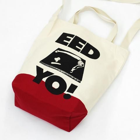 バッグ TACOMA FUJI RECORDS TOTE TACOMA FUJI RECORDS LOGO TOTE designed by Tomoo Gokita