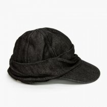Decho（デコー）MOUNTAIN CAP（シルケットデニム）ブラック