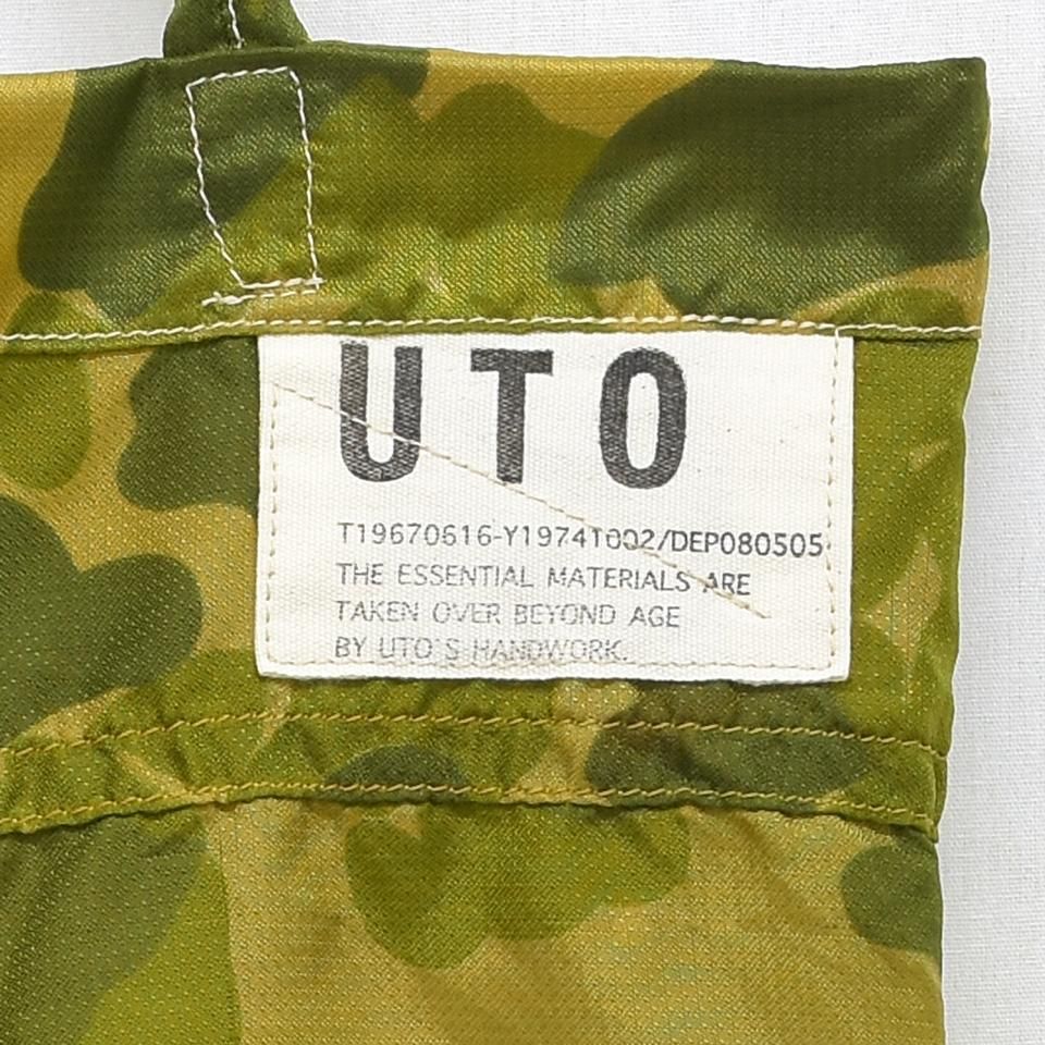 UTO(ユート)60's PARACHUTE CLOTH REMAKE BAG ダックハンター UTO(ユート)60's PARACHUTE CLOTH REMAKE BAG ダックハンター