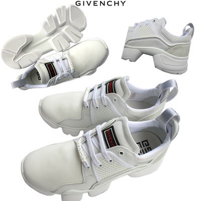 <img class='new_mark_img1' src='https://img.shop-pro.jp/img/new/icons15.gif' style='border:none;display:inline;margin:0px;padding:0px;width:auto;' />ジバンシー(GIVENCHY) メンズ ネオプレーン＆レザー ロー ジョー スニーカー 白 BH001N H09T 100 91S