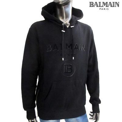 バルマン(BALMAIN) メンズ パーカー サイドジップ・BALMAINロゴ バルマン(BALMAIN) メンズ パーカー サイドジップ・BALMAINロゴ