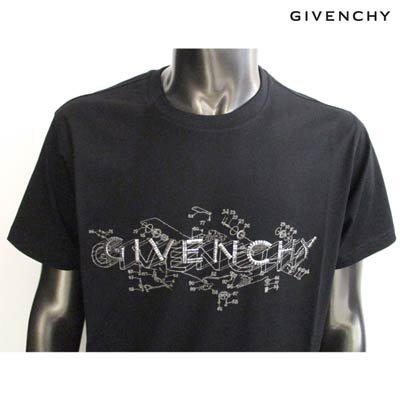 ★ジバンシー Logo print ロゴ刺繍 Tシャツ ブラック sizeM