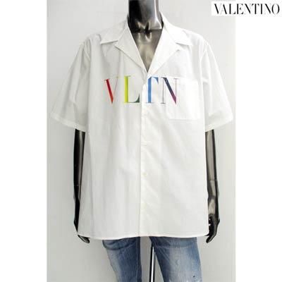 ヴァレンティノ VALENTINO メンズ トップス シャツ 半袖 ロゴ VLTN