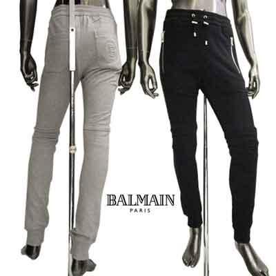 楽天市場】バルマン BALMAIN メンズ パンツ ボトムス ロゴ