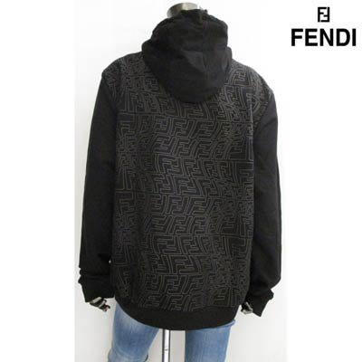 フェンディ FENDI メンズ パーカー フーディ トップス ロゴ 2color ...