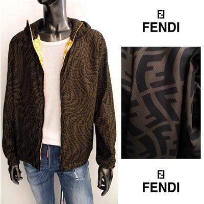 フェンディ FENDI メンズ アウター ジャケット リバーシブル可 ロゴ 