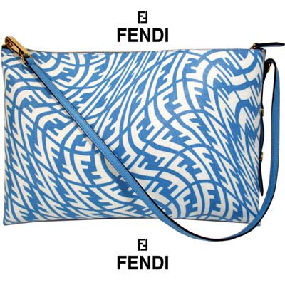 ビンテージ FENDI デザインロゴプリント 七分袖カットソー イタリア製 