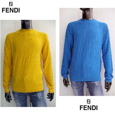 フェンディ FENDI メンズ トップス ニット セーター 4color レーヨン地