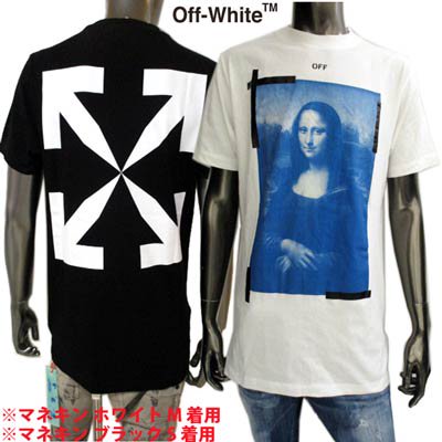 offwhite off-white ロゴ Tシャツ モナリザ