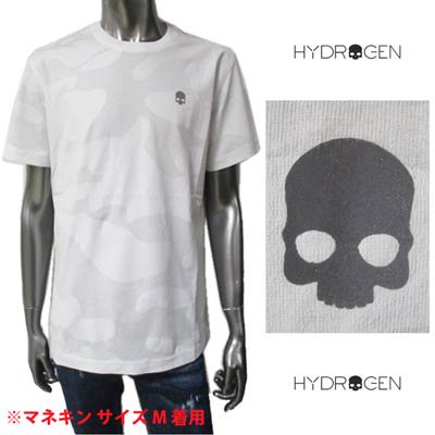 ハイドロゲン HYDROGEN メンズ トップス Tシャツ 半袖 ロゴ カモ柄 