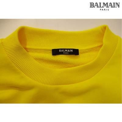 バルマン BALMAIN メンズ トップス スウェット トレーナー ロゴ ...