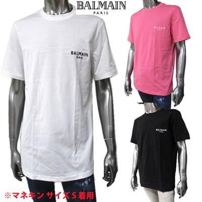 定価4万円faBALMAIN バルマン Tシャツ ワンピース スパンコールロゴ 白