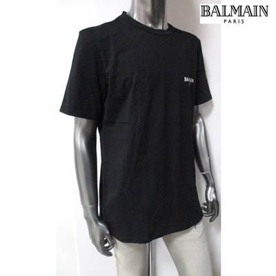 バルマン BALMAIN メンズ トップス Tシャツ 半袖 ロゴ 3color