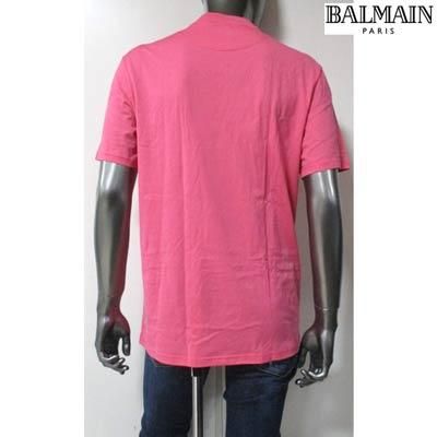 新品 BALMAIN ピンク Tシャツ XS ボタン付き 楽天市場】バルマン 中古
