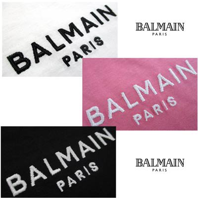 バルマン BALMAIN メンズ トップス Tシャツ 半袖 ロゴ 3color チェスト