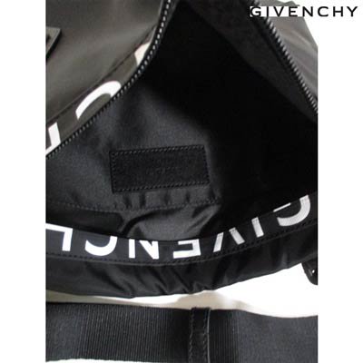 ジバンシー GIVENCHY メンズ 鞄 バッグ ショルダーバッグ ユニセックス可 ジップロゴ刻印・ジップ開け口部分ロゴ付きショルダーバッグ  BK507Q K0YM 004