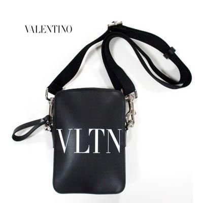 ヴァレンティノ(VALENTINO), メンズ 鞄 バッグ ロゴ ユニセックス可 スタッズ/VLTNロゴプリント付きレザーミニショルダーバッグ,  VY2B0943 WJW 0NI