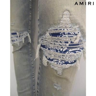 アミリ AMIRI メンズ パンツ ボトムス デニム ロゴ クラッシュ