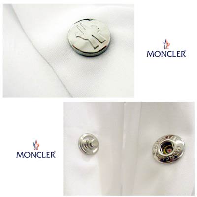 モンクレール MONCLER メンズ トップス シャツ 長袖 ロゴ CAMICIA ボタンMONCLERロゴ刻印付・ボタンダウンシャツ ホワイト  2F71000 28144 001