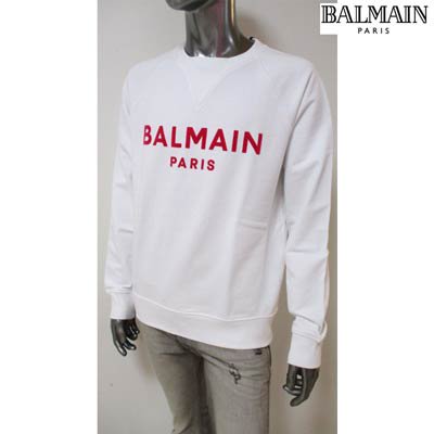 バルマン BALMAIN メンズ トップス スウェット トレーナー ロゴ 2color 