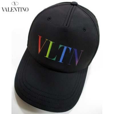 正規品　美品　ヴァレンティノ　VALENTINO レインボーキャップCAP黒