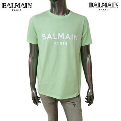 バルマン BALMAIN メンズ トップス Tシャツ 半袖 カットソー ロゴ