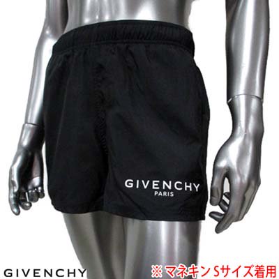 <img class='new_mark_img1' src='https://img.shop-pro.jp/img/new/icons1.gif' style='border:none;display:inline;margin:0px;padding:0px;width:auto;' />ジバンシー GIVENCHY メンズ ボトムス スイミングパンツ  水着 GIVENCHYロゴ入りスイミングパンツ ブラック BMA006 1Y5N 001